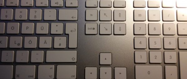 Apple Tastatur mit Nummern Tastatur